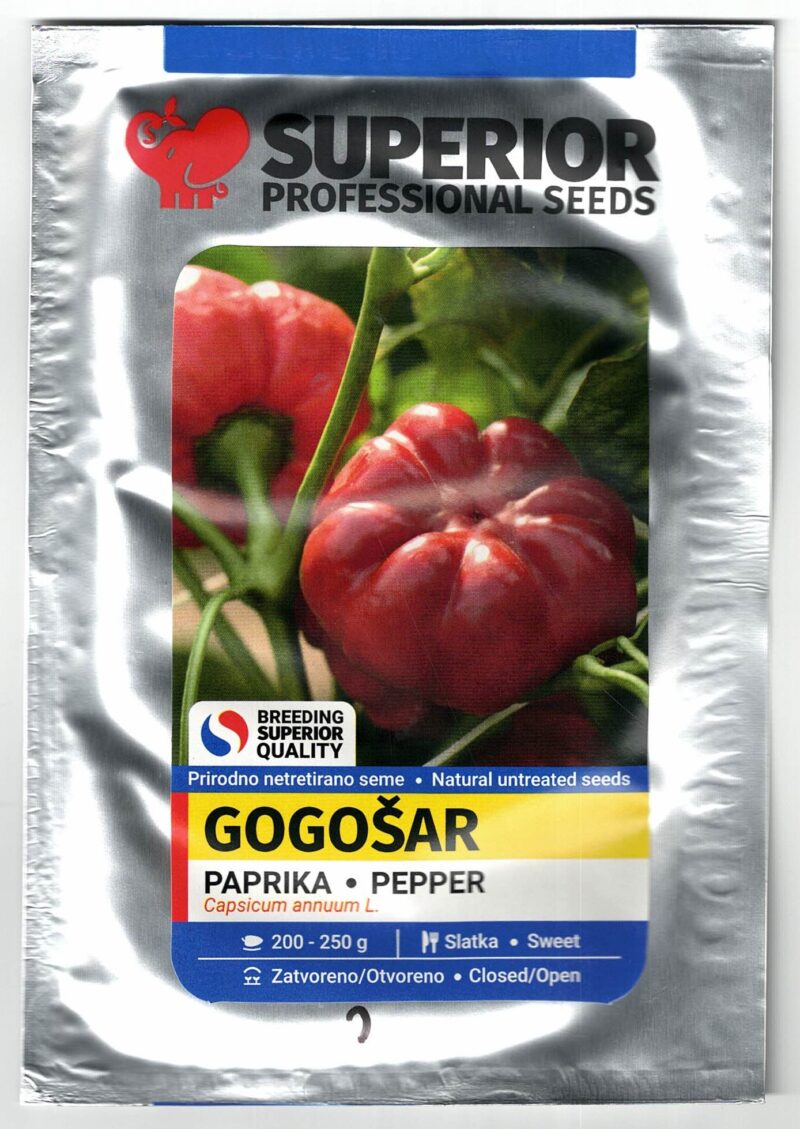 Seminte ardei Gogosar (fostul Zeleni), 50 grame, Superior Seeds