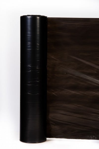 Folie de Mulcire Neagra, 15 microni, 1000 m.l. diferite latimi, 13 lei kg - Mantzaris Europlast - imagine 2